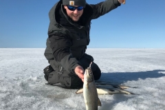Cpatain Jimmy with a Whitefish